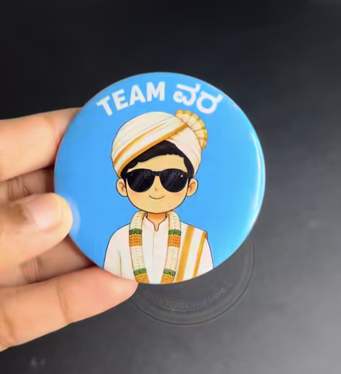 Team Groom Badges
