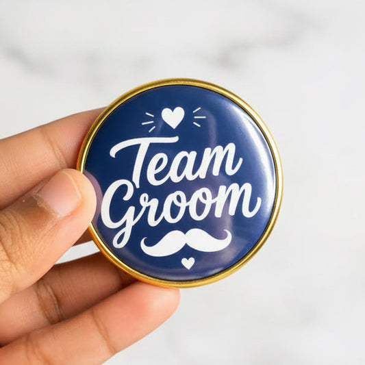 Team Groom Badges