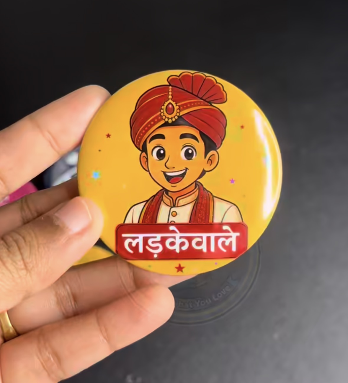 Team Groom Badges